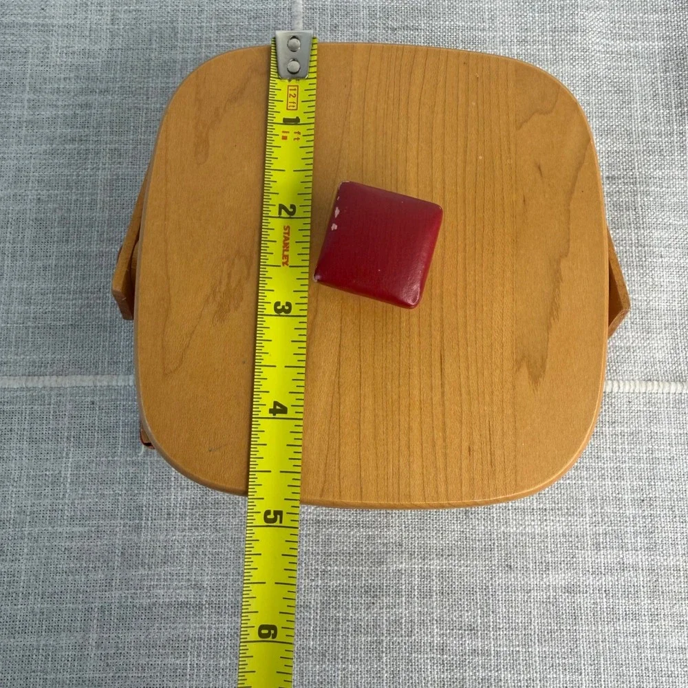 Longaberger Small Square Basket w Lid Cottagecore Tree‎ Trimming 2000